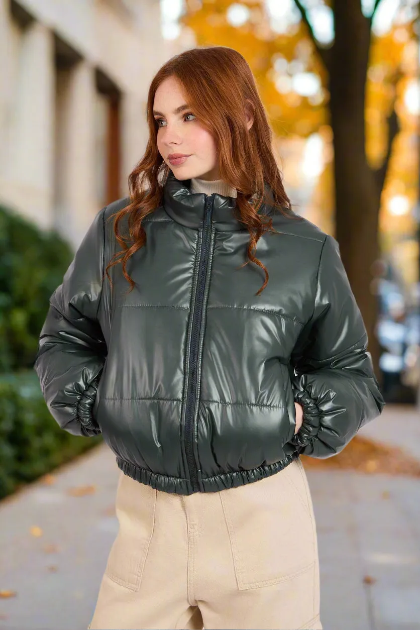 Cropped Puffer Jacket