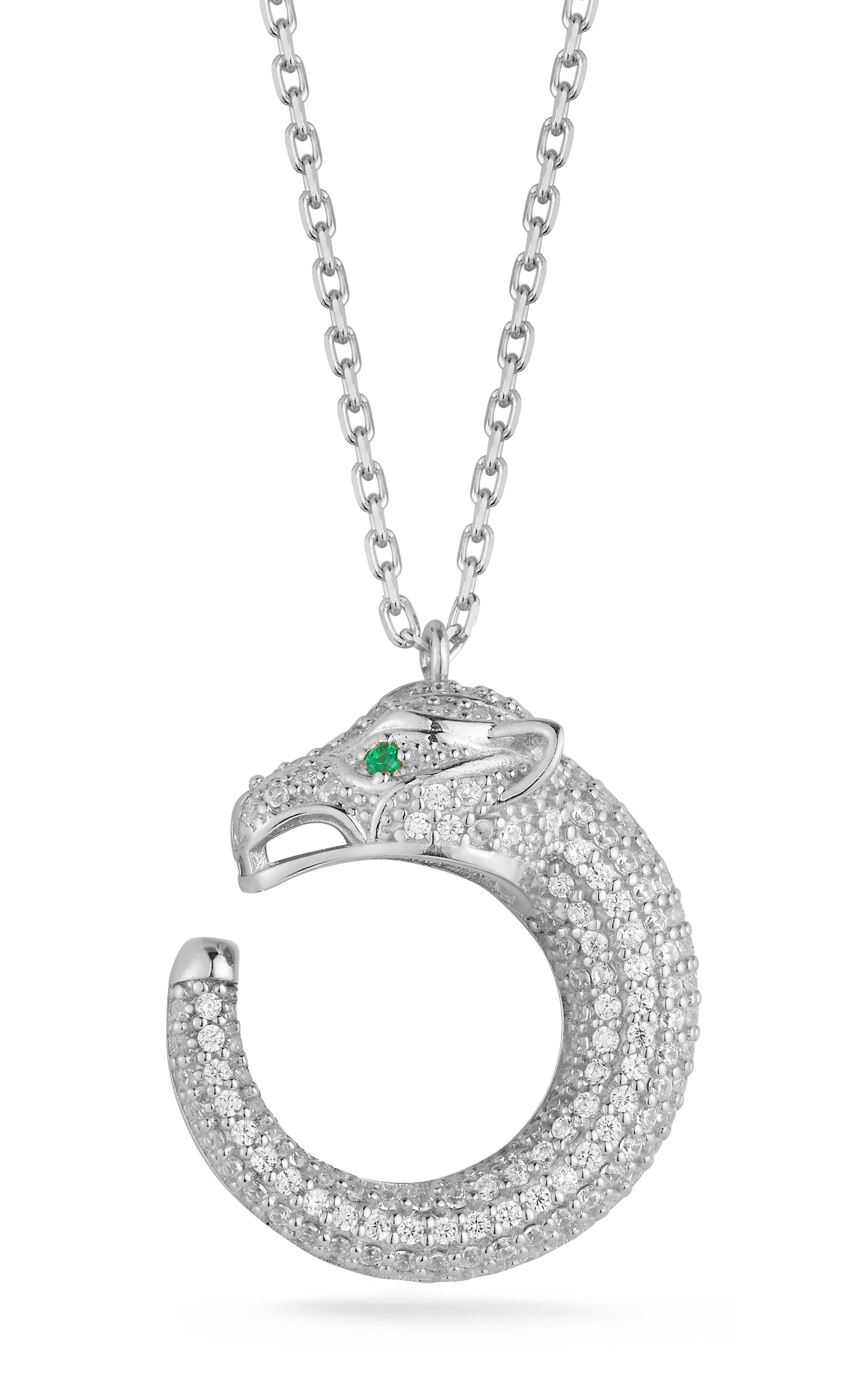 CZ Panther Necklace