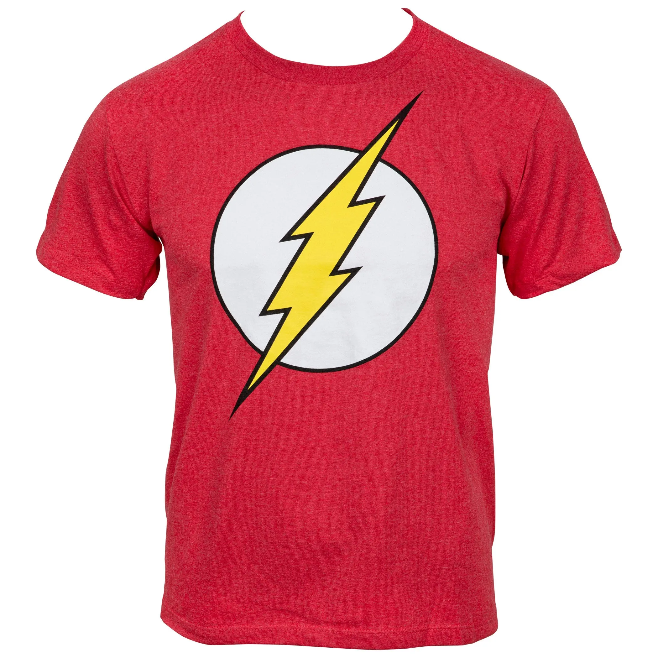 DC Comics The Flash Symbol Glow Ink Youth T-Shirt