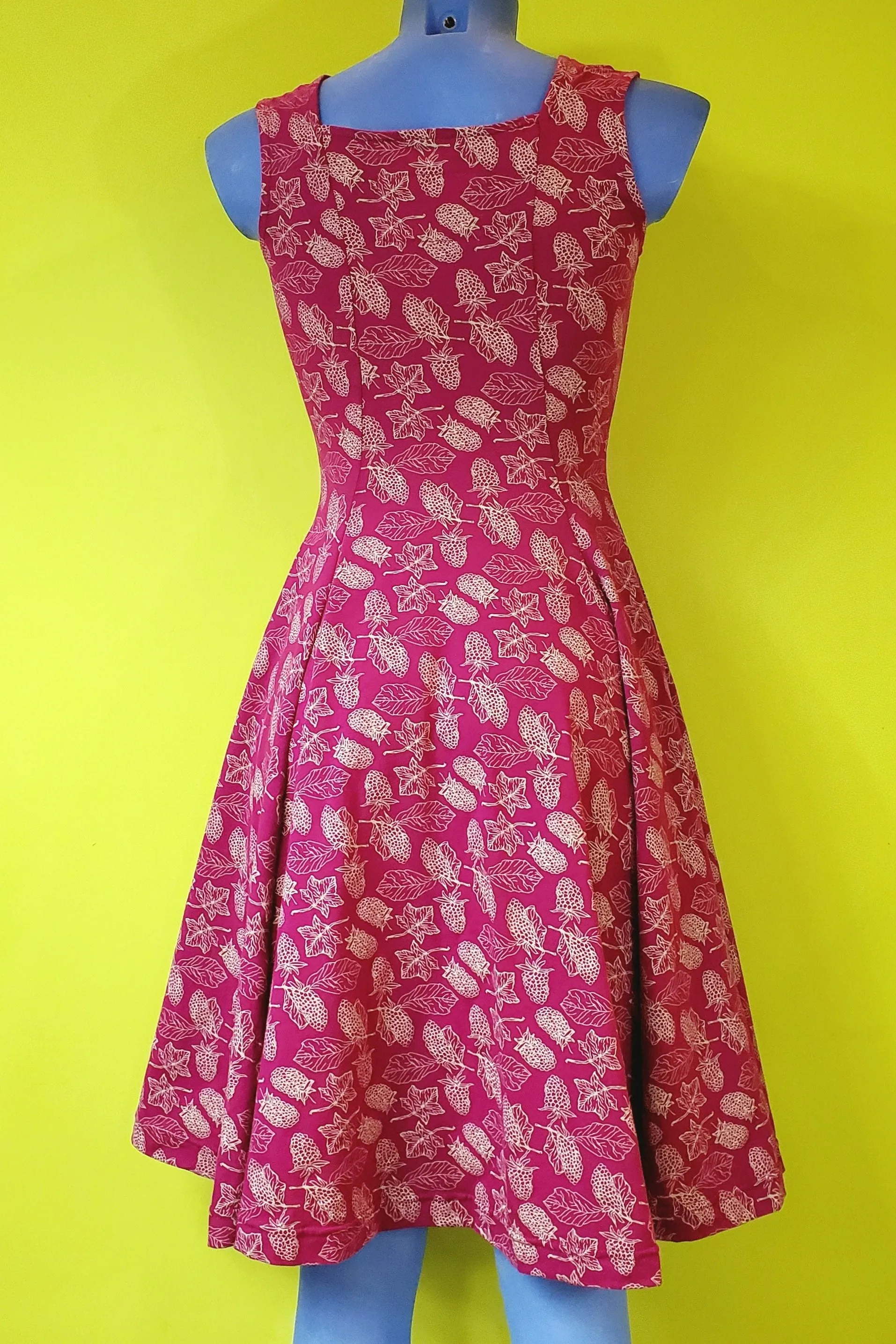 Desired Dress in Olallieberries Print by Effie's Heart