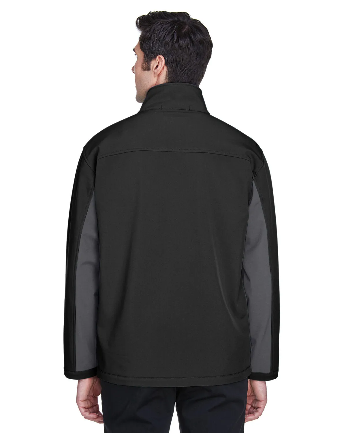 Devon & Jones Men's Soft Shell Colorblock Jacket