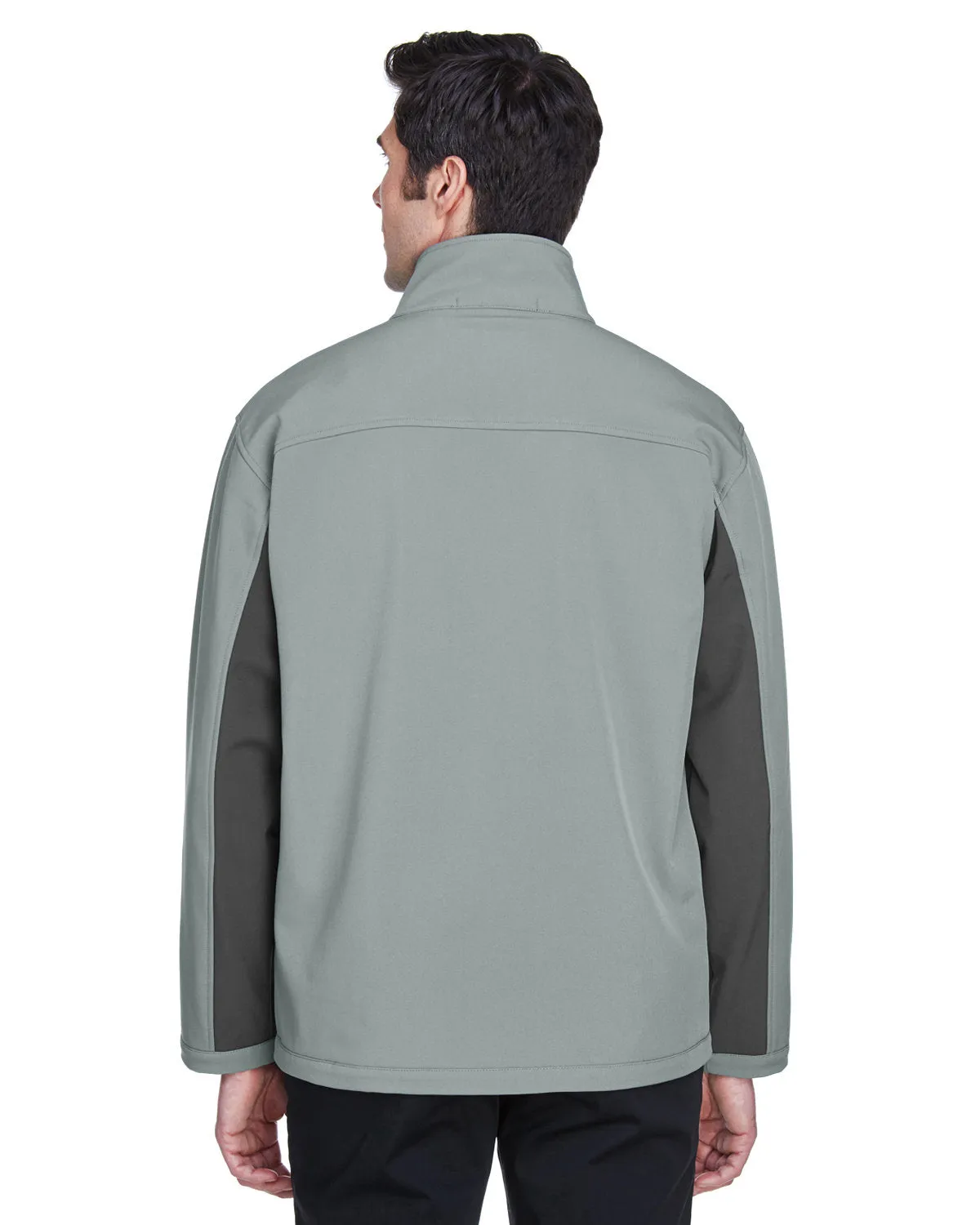 Devon & Jones Men's Soft Shell Colorblock Jacket