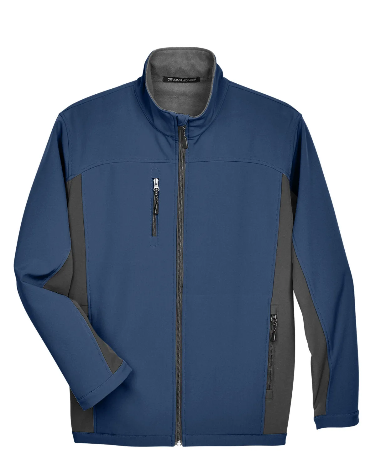 Devon & Jones Men's Soft Shell Colorblock Jacket