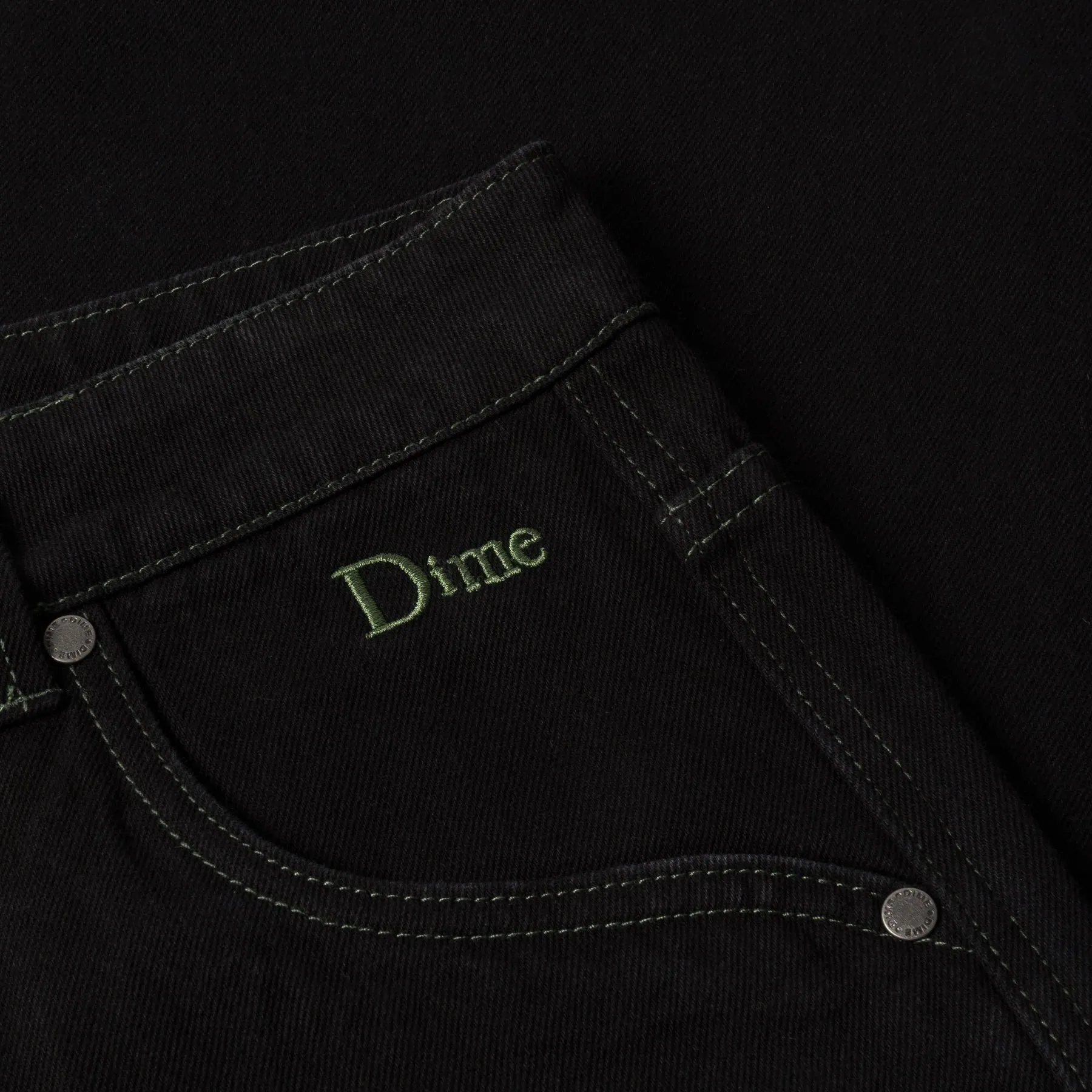 Dime Classic Baggy Denim Pants Black