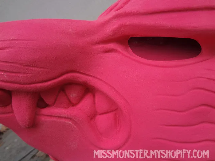 DIY KITSUNE MASK- 2ND EDITION- CUT OR RAW CAST