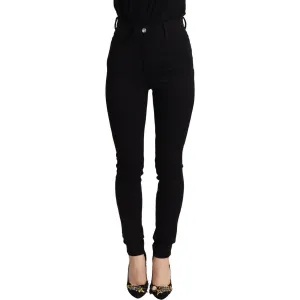 Dolce & Gabbana Elegant High-Waisted Slim Fit Pants