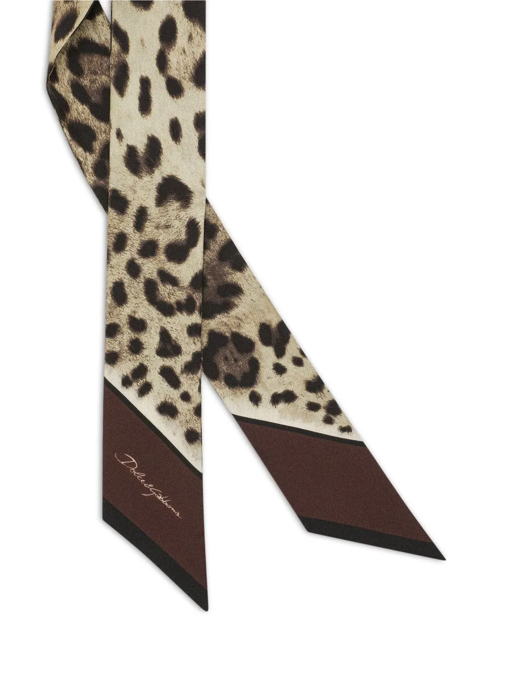 Dolce & Gabbana Scarfs Brown