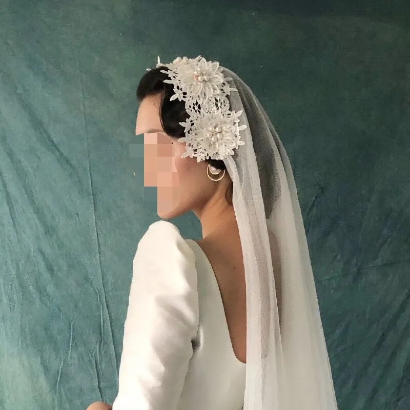 Double-layer Soft yarn Wedding veil