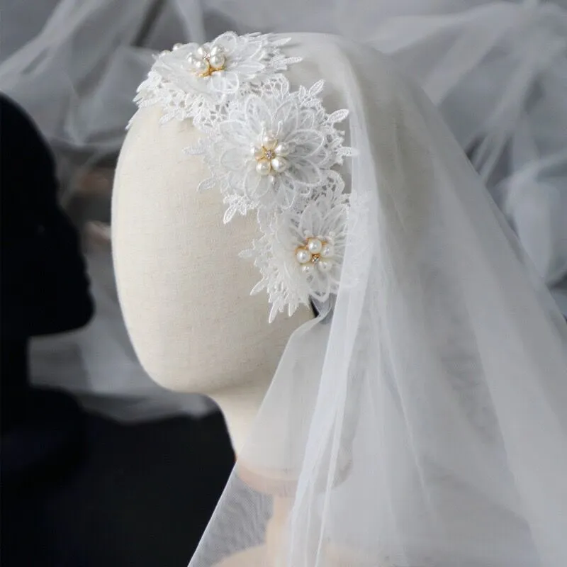 Double-layer Soft yarn Wedding veil