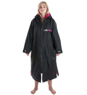 Dryrobe Advance Long Sleeve - Black Pink Small