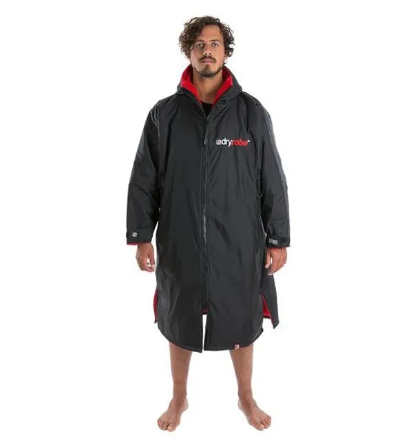 Dryrobe Advance Long Sleeve - Black Red Large