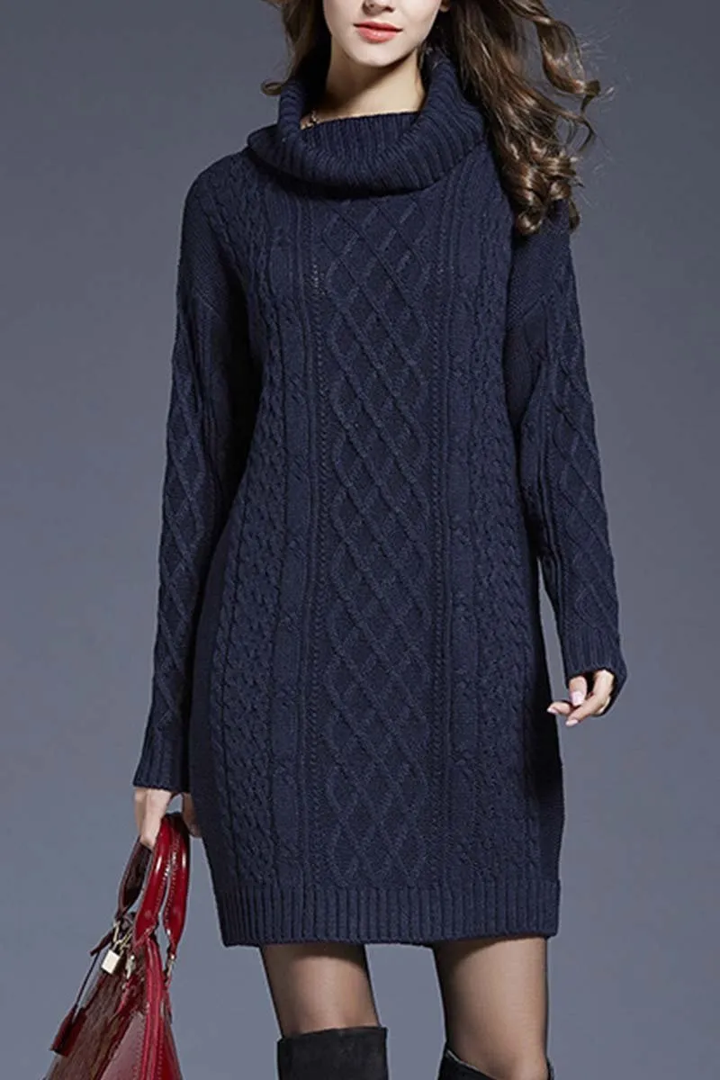 Dunnmall Winter Knit Dress