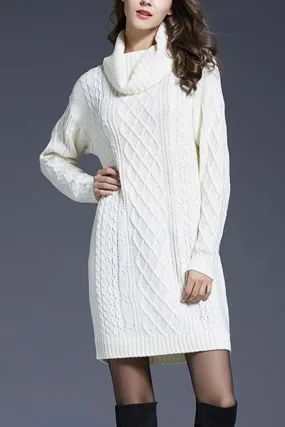 Dunnmall Winter Knit Dress