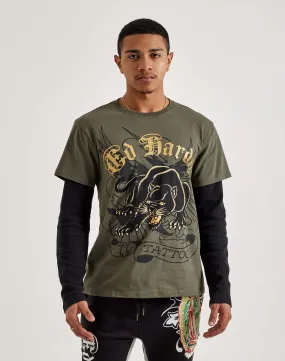 Ed Hardy Panther Long-Sleeve Tee