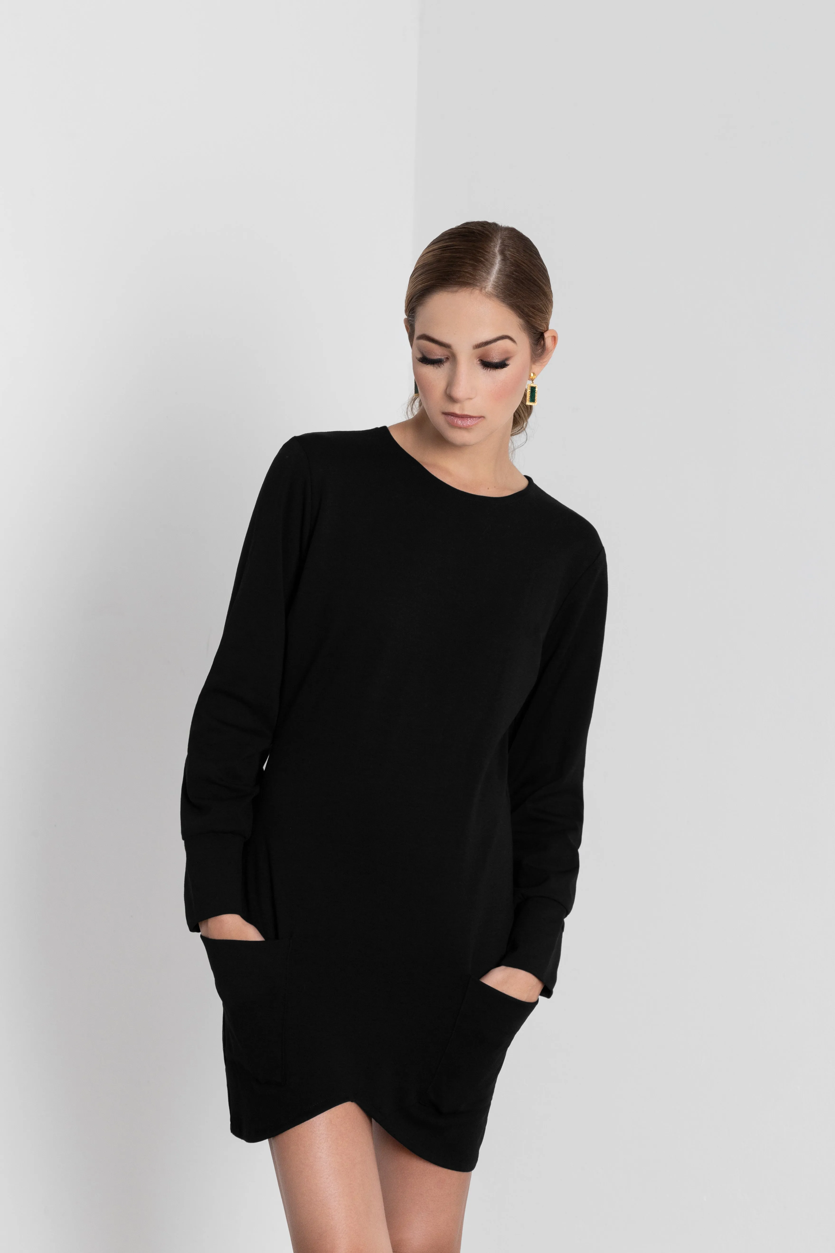 EOS SWEATER MINI DRESS