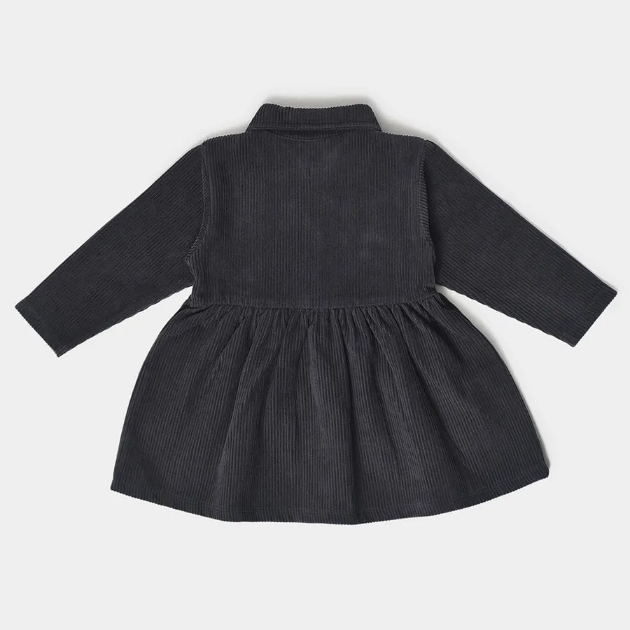 Farm Friends Corduroy Collar Dress for Girls