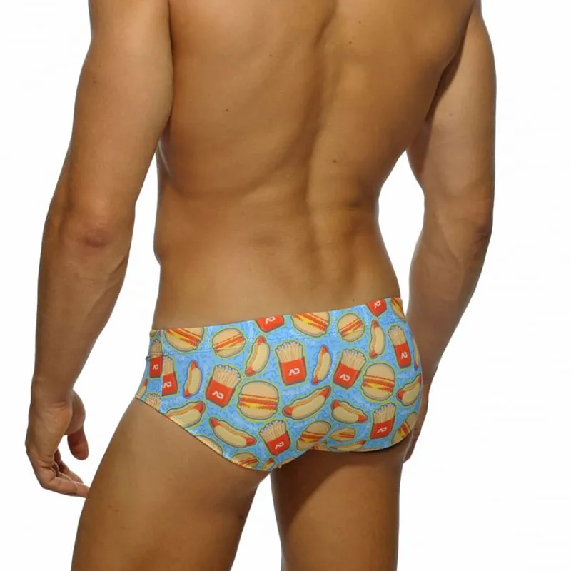 Fast-Food Cartoon Printed Man Briefs