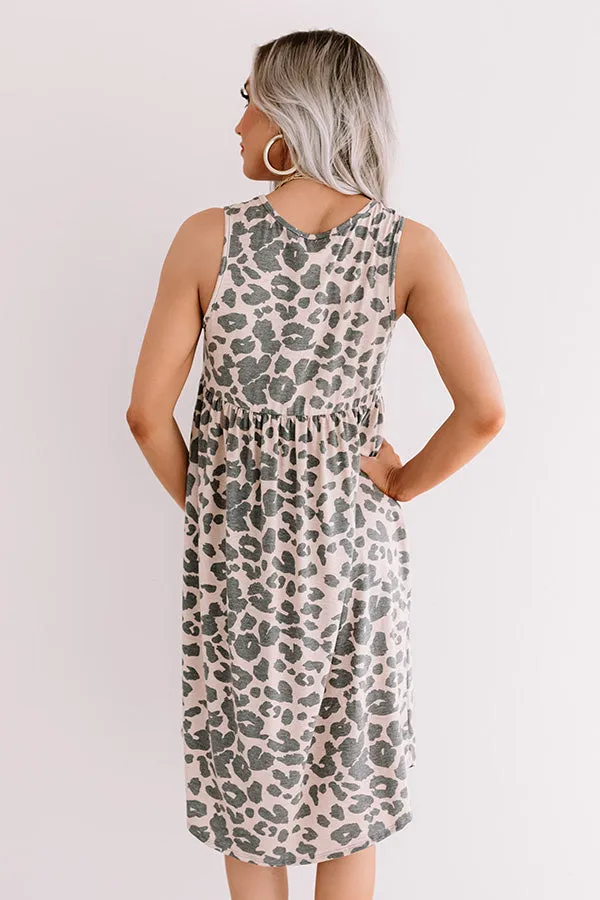 Favorite Feeling Leopard Babydoll Dress