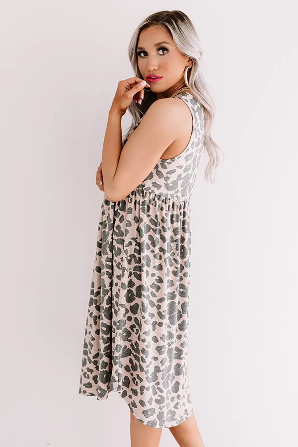 Favorite Feeling Leopard Babydoll Dress