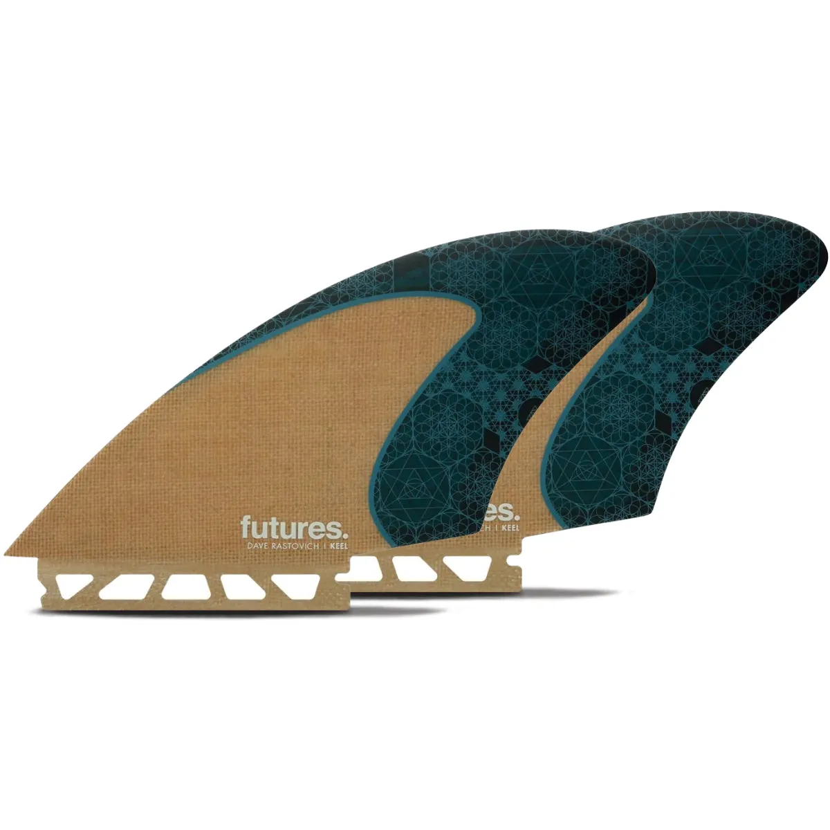 Futures Fins Rasta Keel Alpha Twin Fin Set