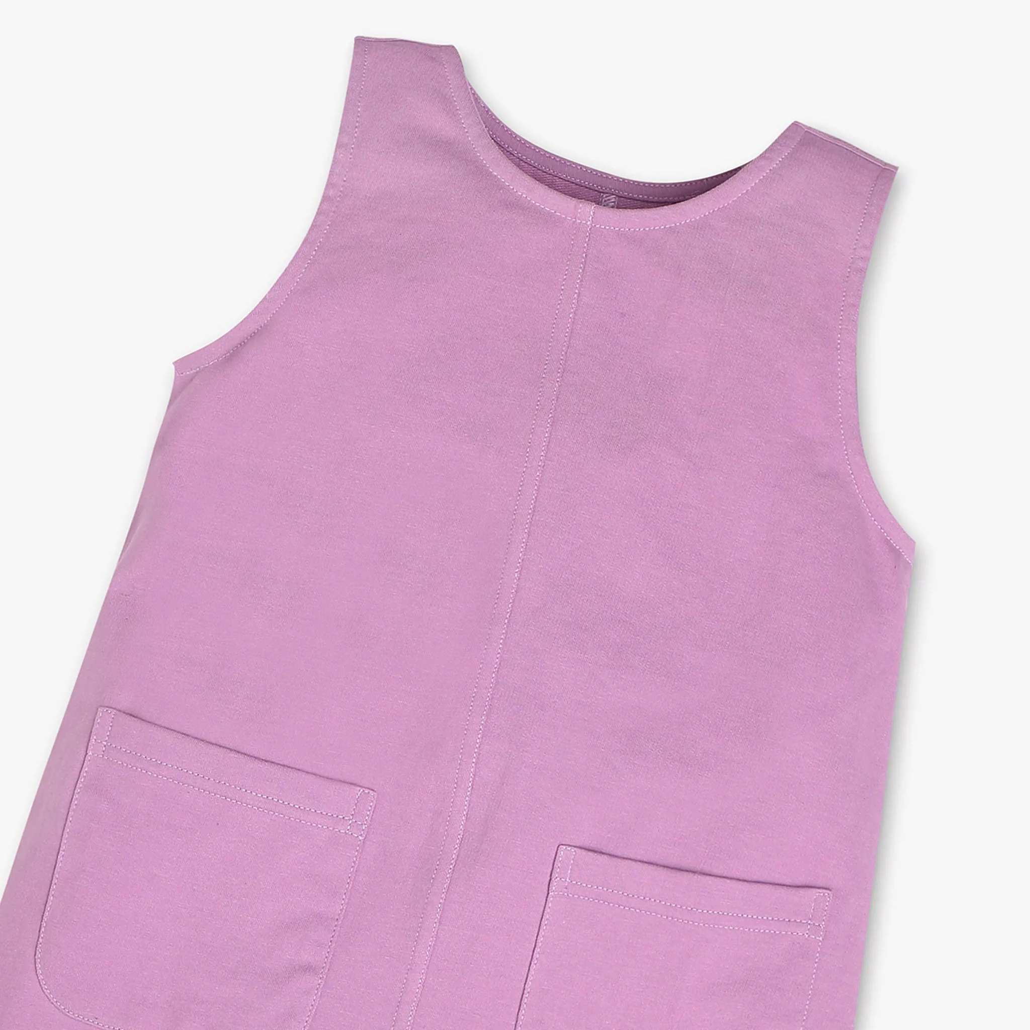 Girls Solid Playtime Dress