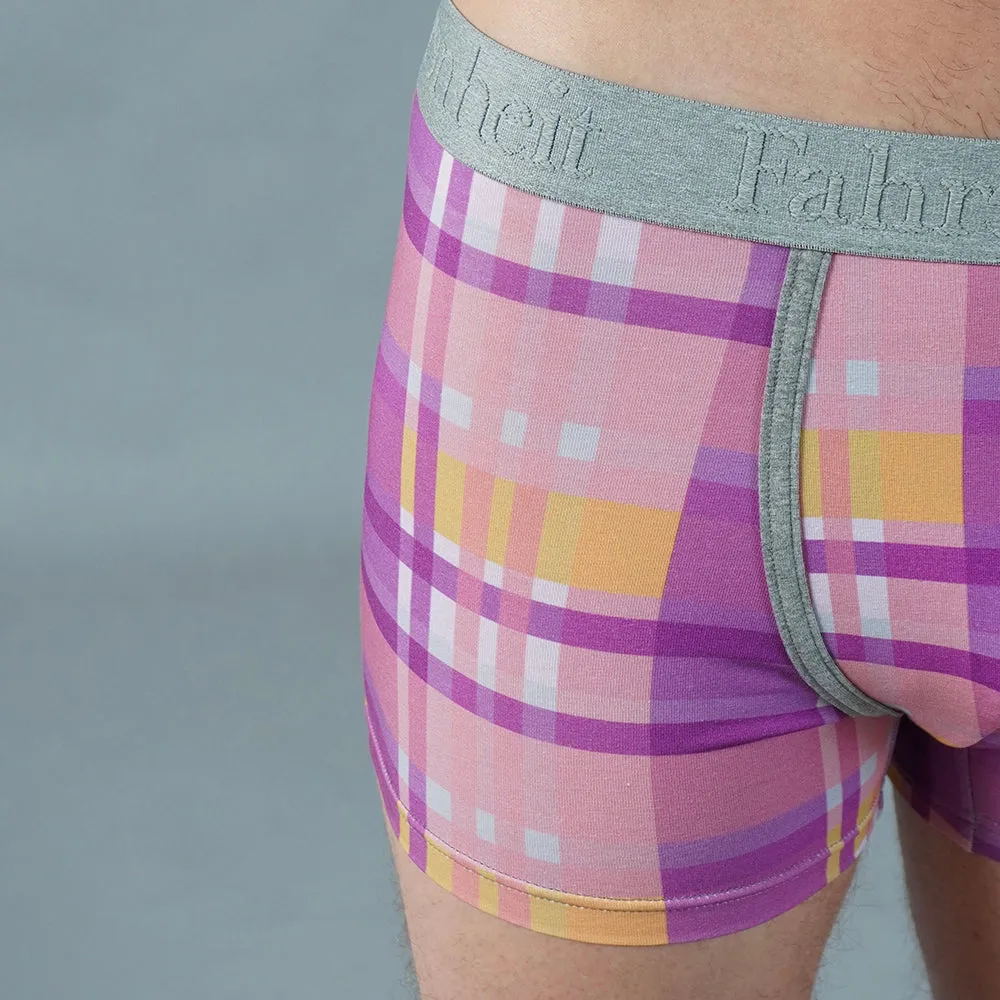 Grant Trunk | Plaid Purple/Grey