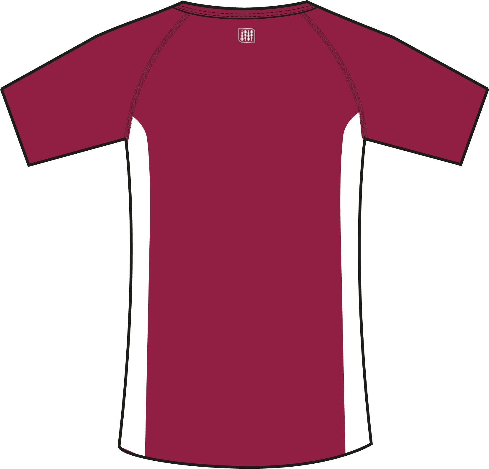 Gravesend Women's VX Team Tee (Burgundy)