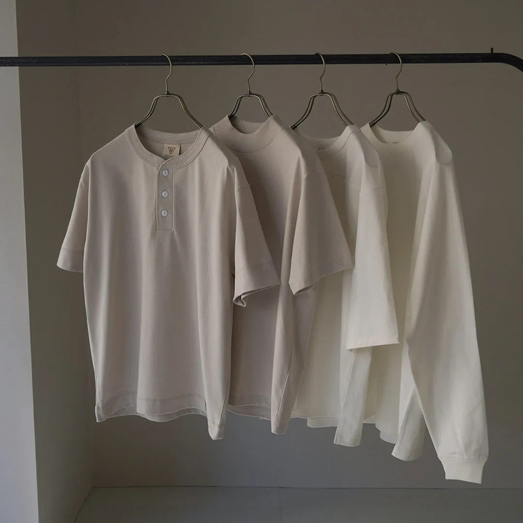 HEALTHKNIT / HEALTHKNIT x RAG  Henry Neck T-shirt