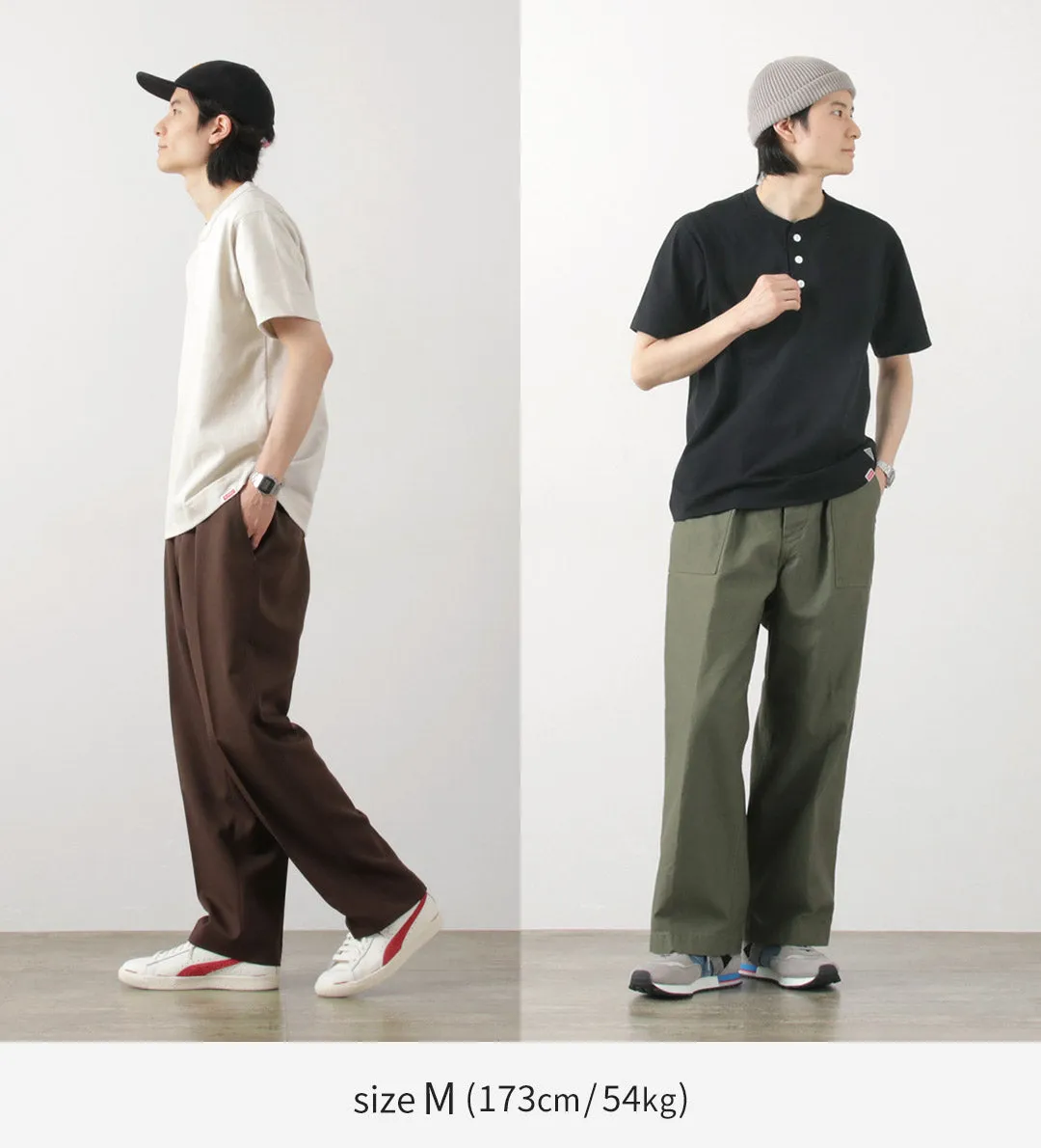 HEALTHKNIT / HEALTHKNIT x RAG  Henry Neck T-shirt