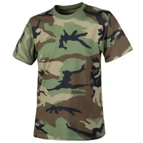 Helikon Cotton T-Shirt US Woodland Camo