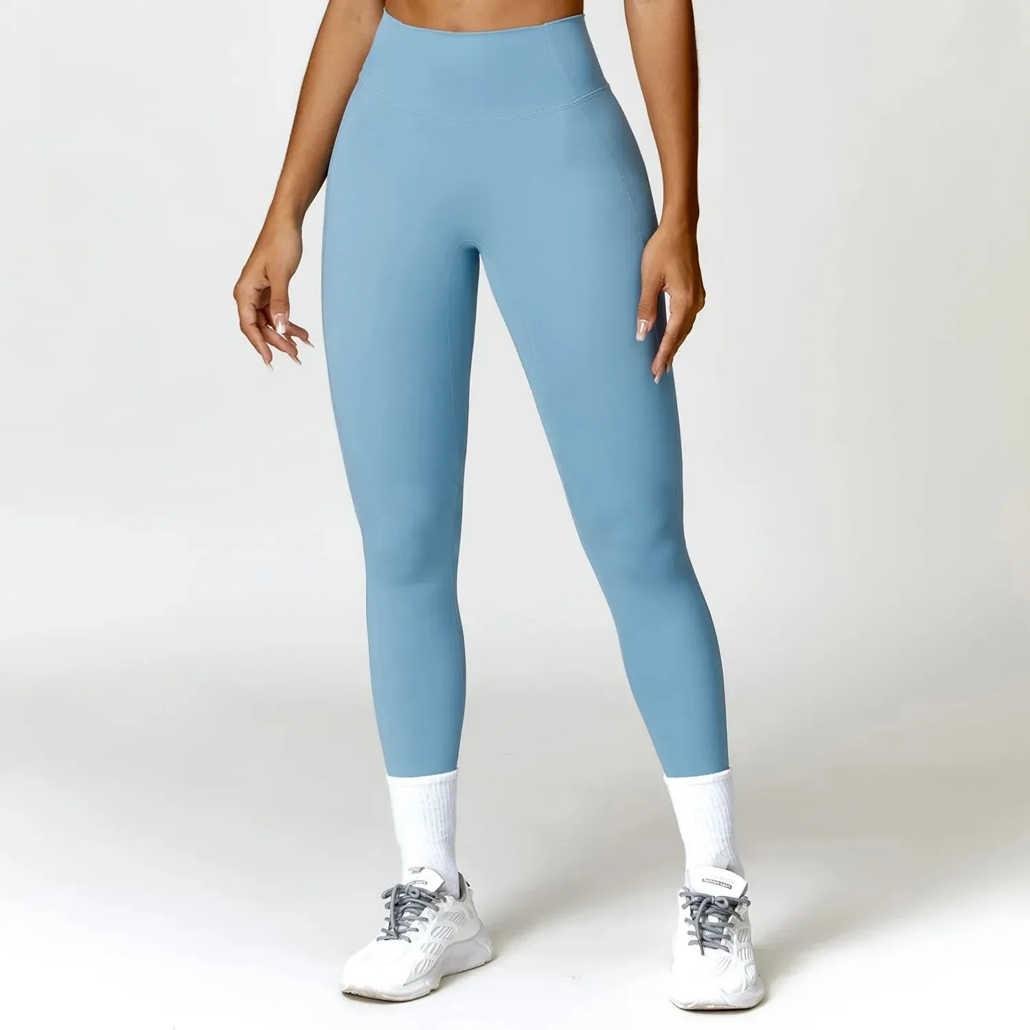 High Waist Yoga Pants for Running and Gym Workouts - Push Up Leggings for Female Fitness