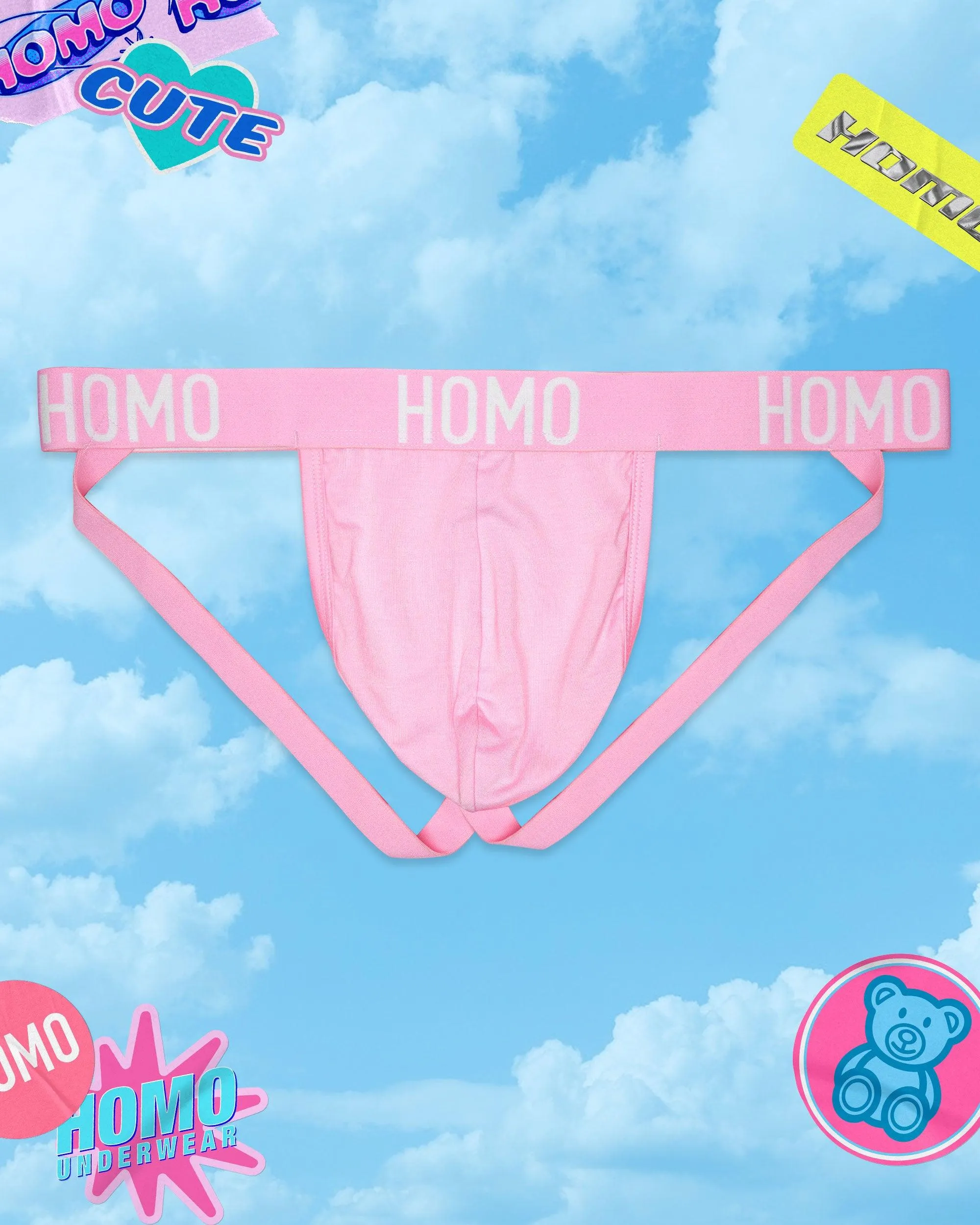 HOMO classic jock - pink.