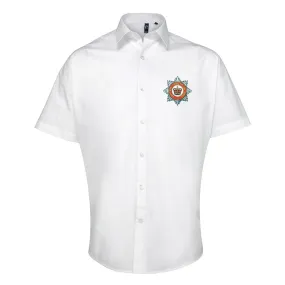 Household Division Embroidered Short Sleeve Oxford Shirt