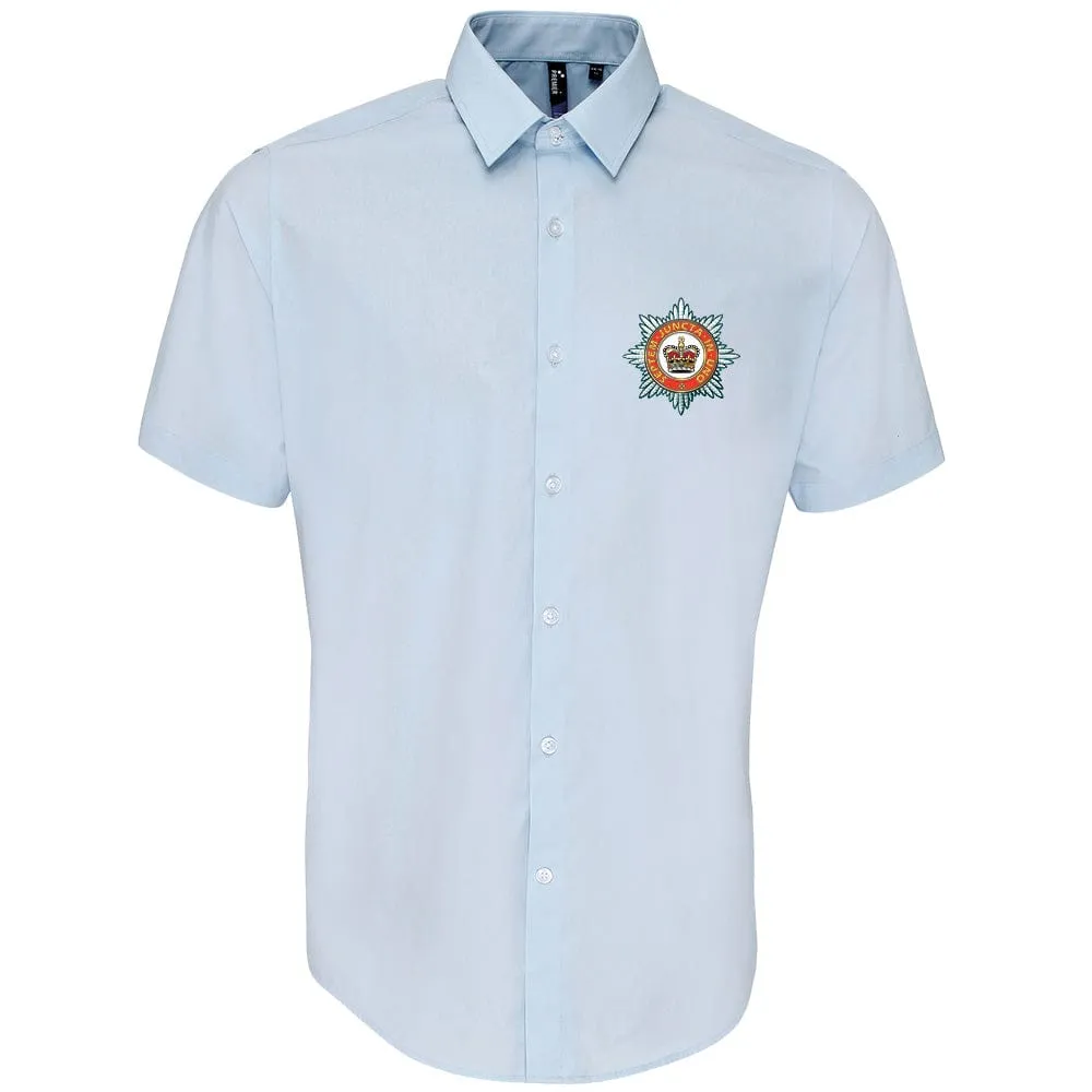 Household Division Embroidered Short Sleeve Oxford Shirt