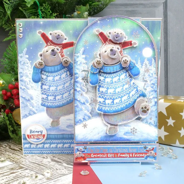 Hunkydory Season's Greetings Deco-Large Set - Beary Christmas*