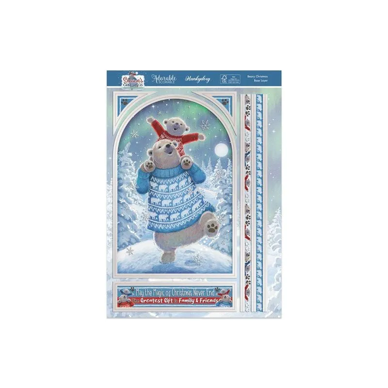 Hunkydory Season's Greetings Deco-Large Set - Beary Christmas*