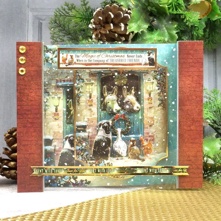 Hunkydory Season's Greetings Deco-Large Set - Festive Friends*