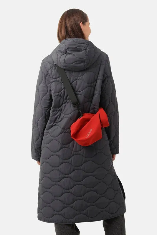 Ilse Jacobsen Quilted Hooded Coat - Asphalt(Grey)