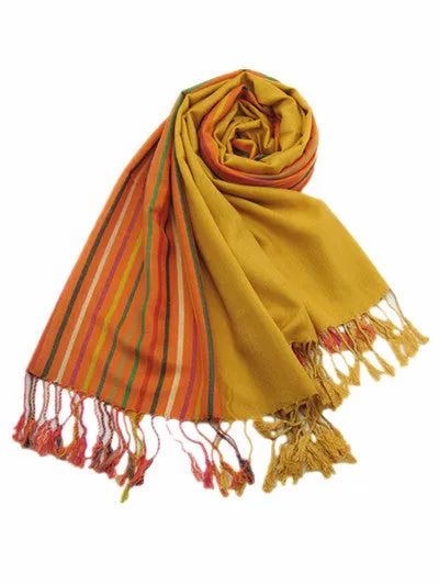 Italian Style Silk and Cashmere Scarf