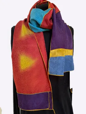 Judith Bird Scarf, Bold Brights