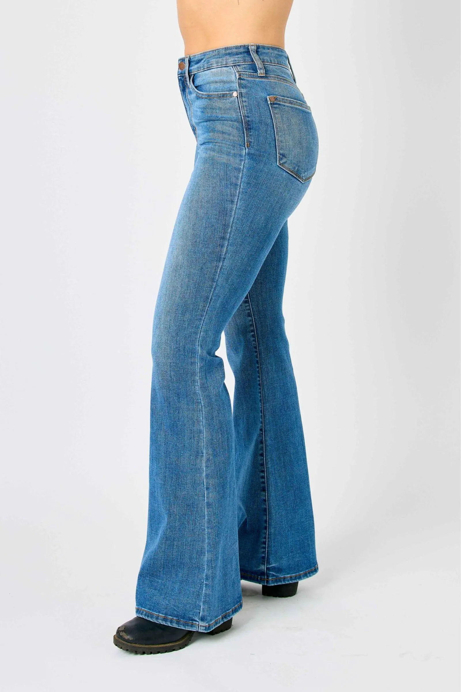 Judy Blue High Waist Classic Flare Denim 82588