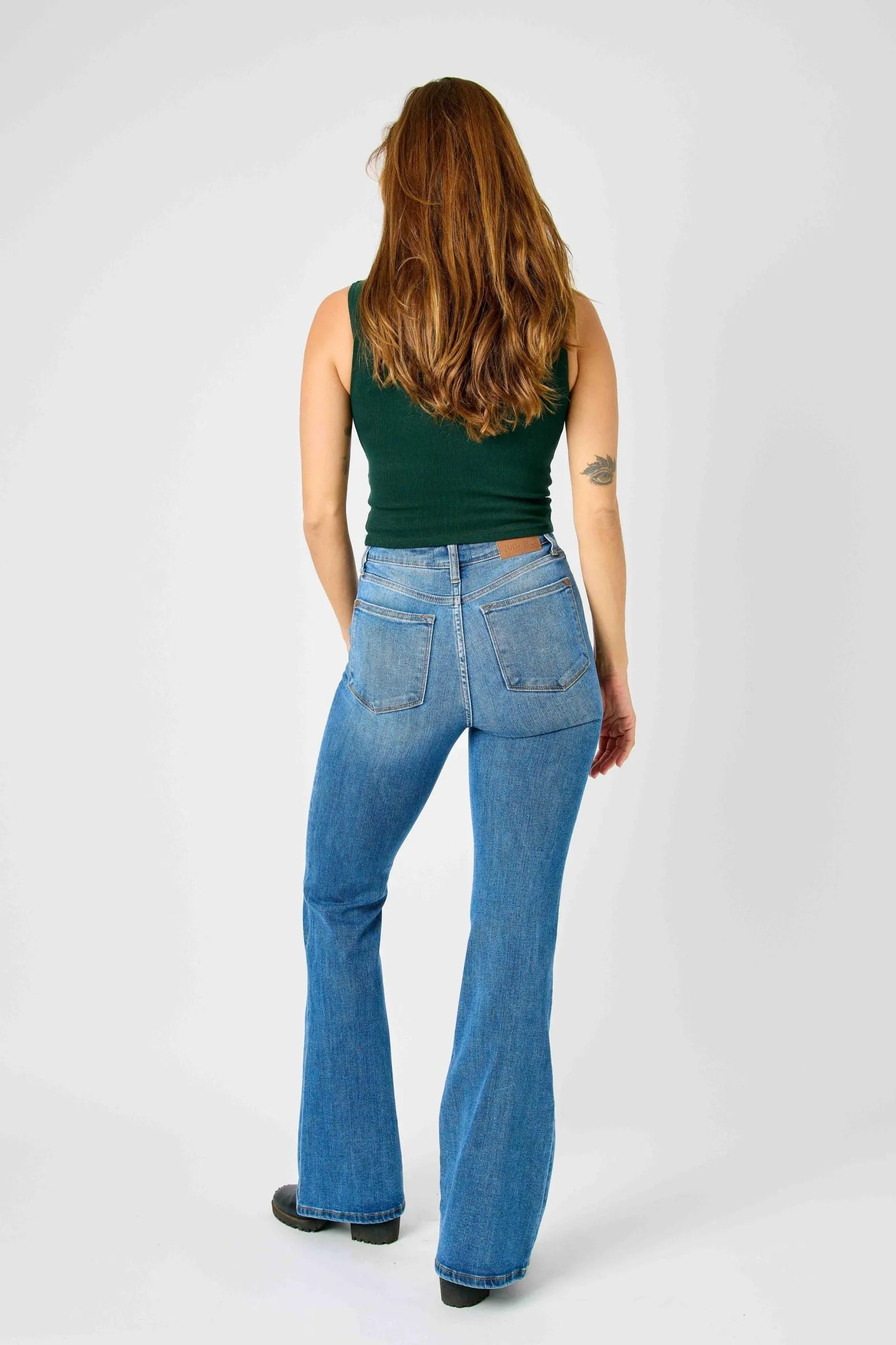 Judy Blue High Waist Classic Flare Denim 82588