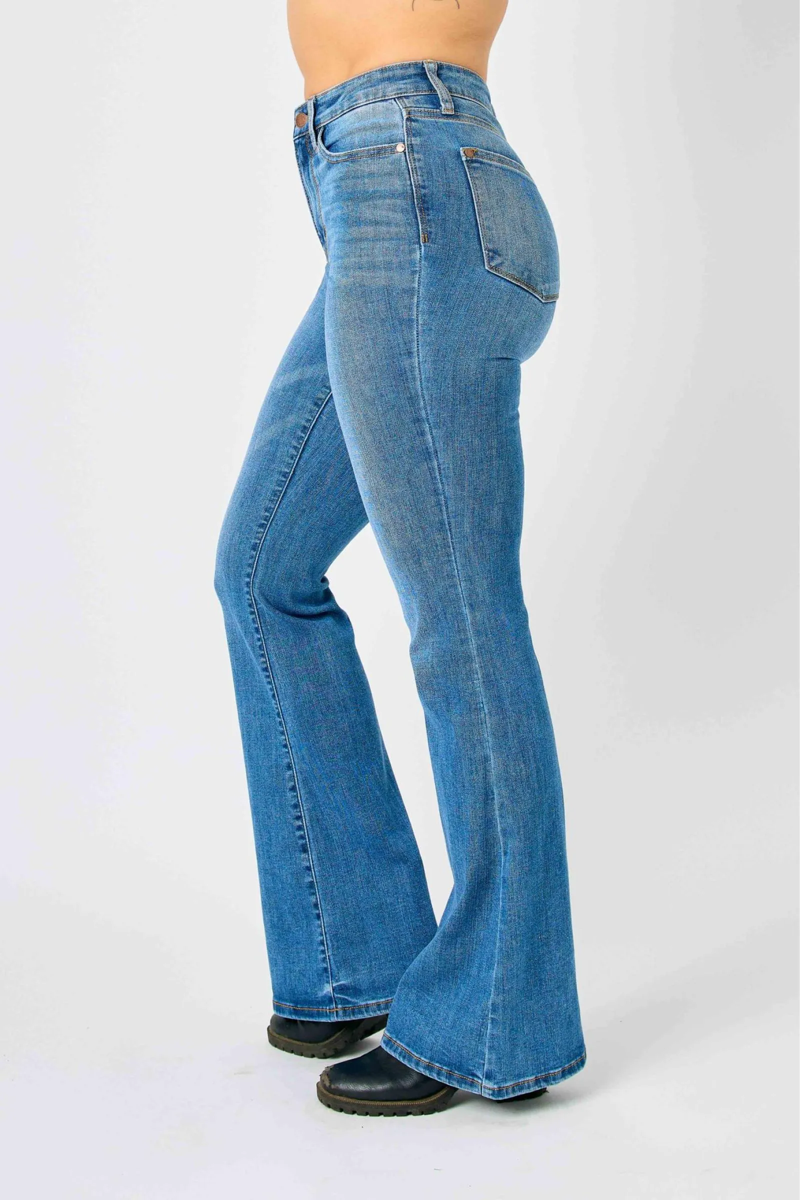 Judy Blue High Waist Classic Flare Denim 82588