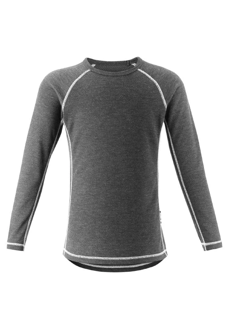 Kids Base Layer Set: Lani Dark Gray