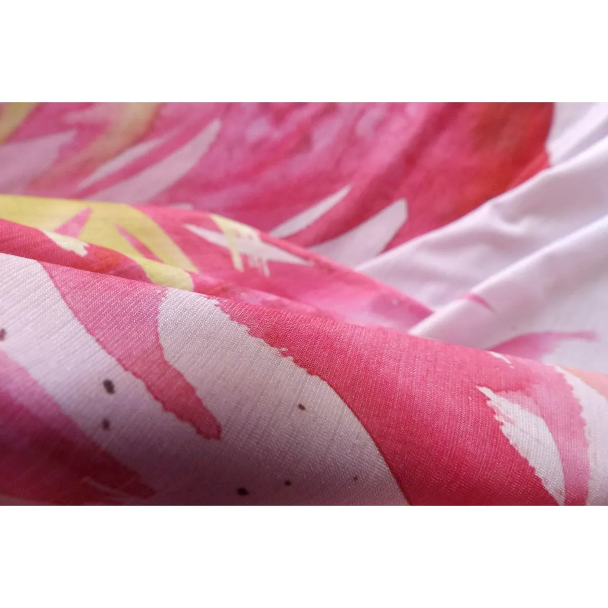 Knit Jersey Hawaiian Fabric | Pink