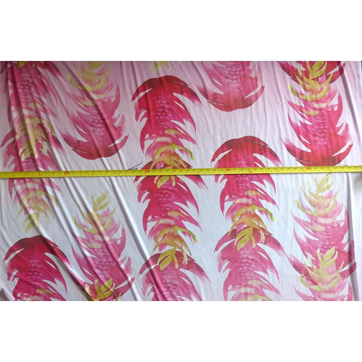 Knit Jersey Hawaiian Fabric | Pink