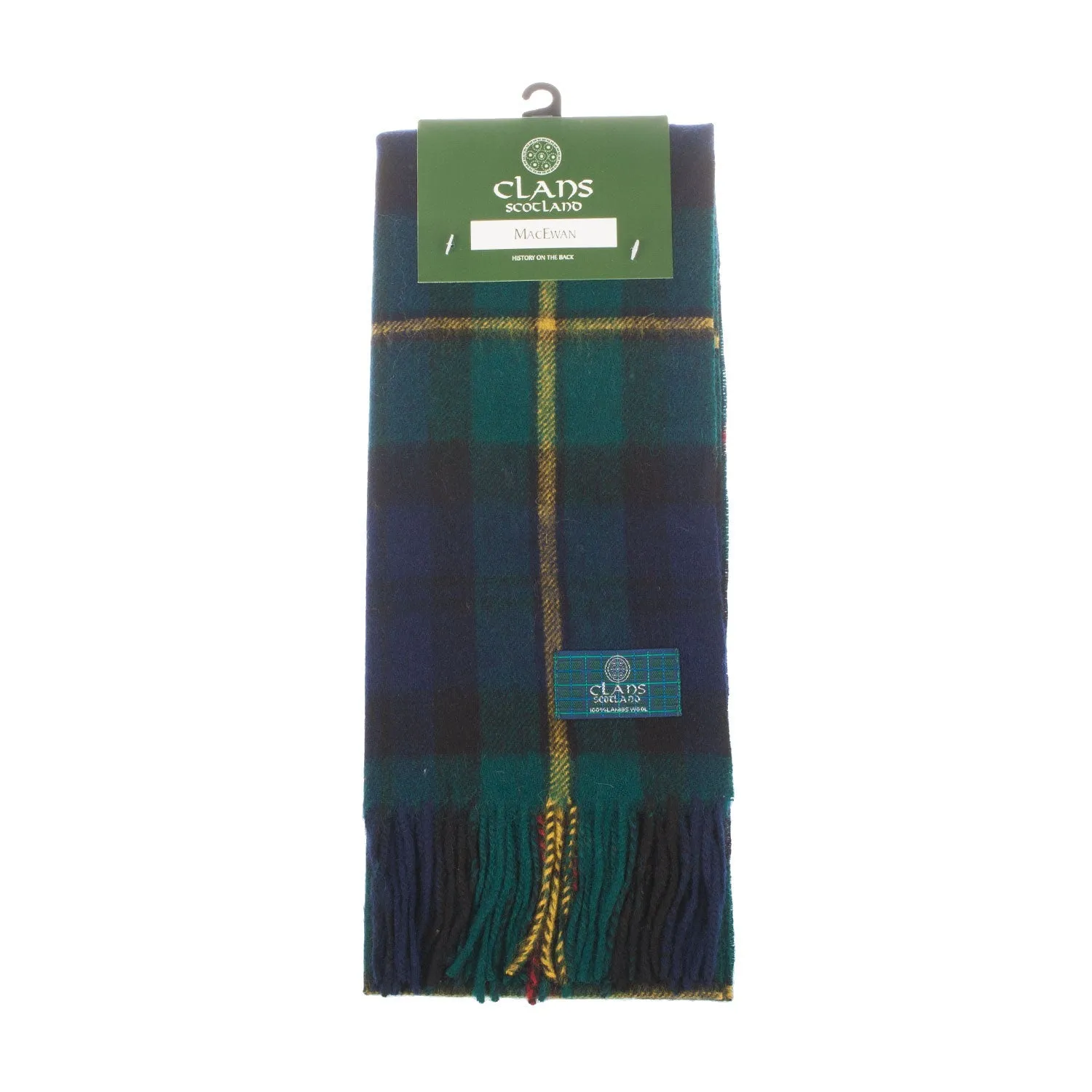 Lambswool Scottish Tartan Clan Scarf  Macewan