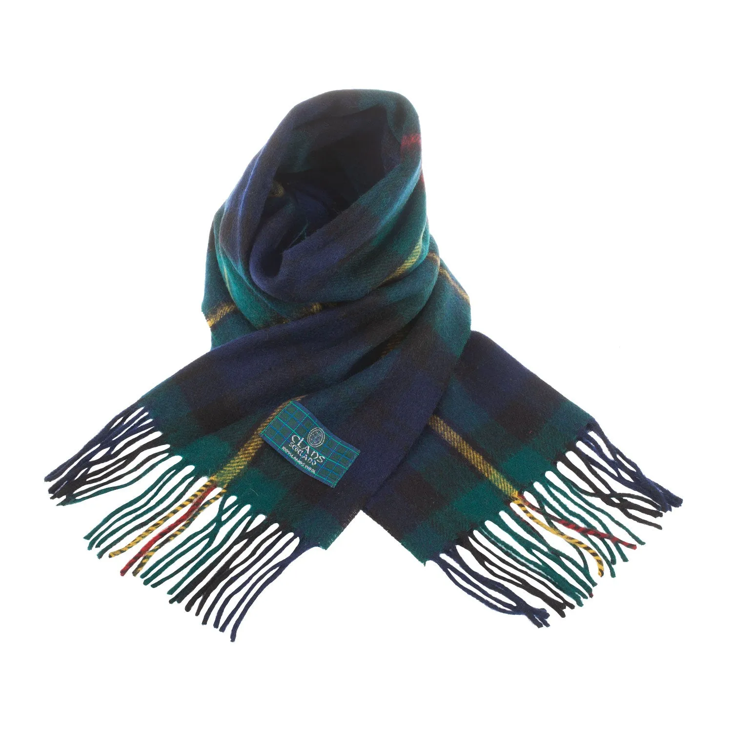 Lambswool Scottish Tartan Clan Scarf  Macewan