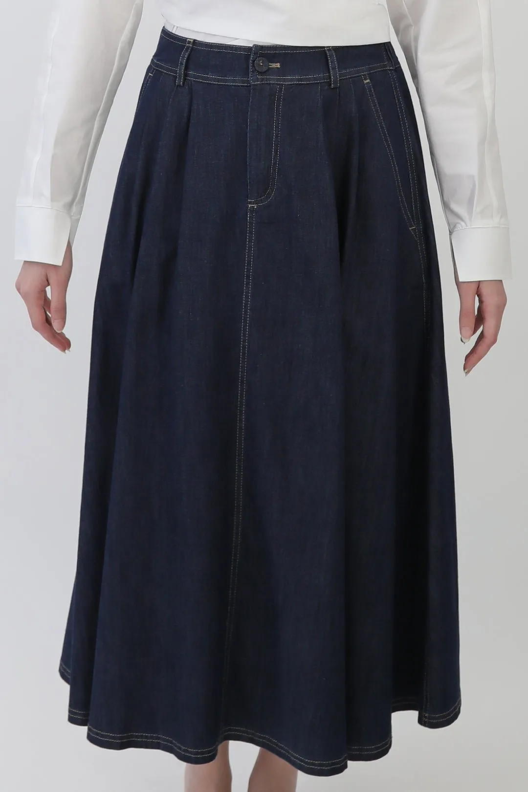 LEA SKIRT IN ITALIAN DENIM