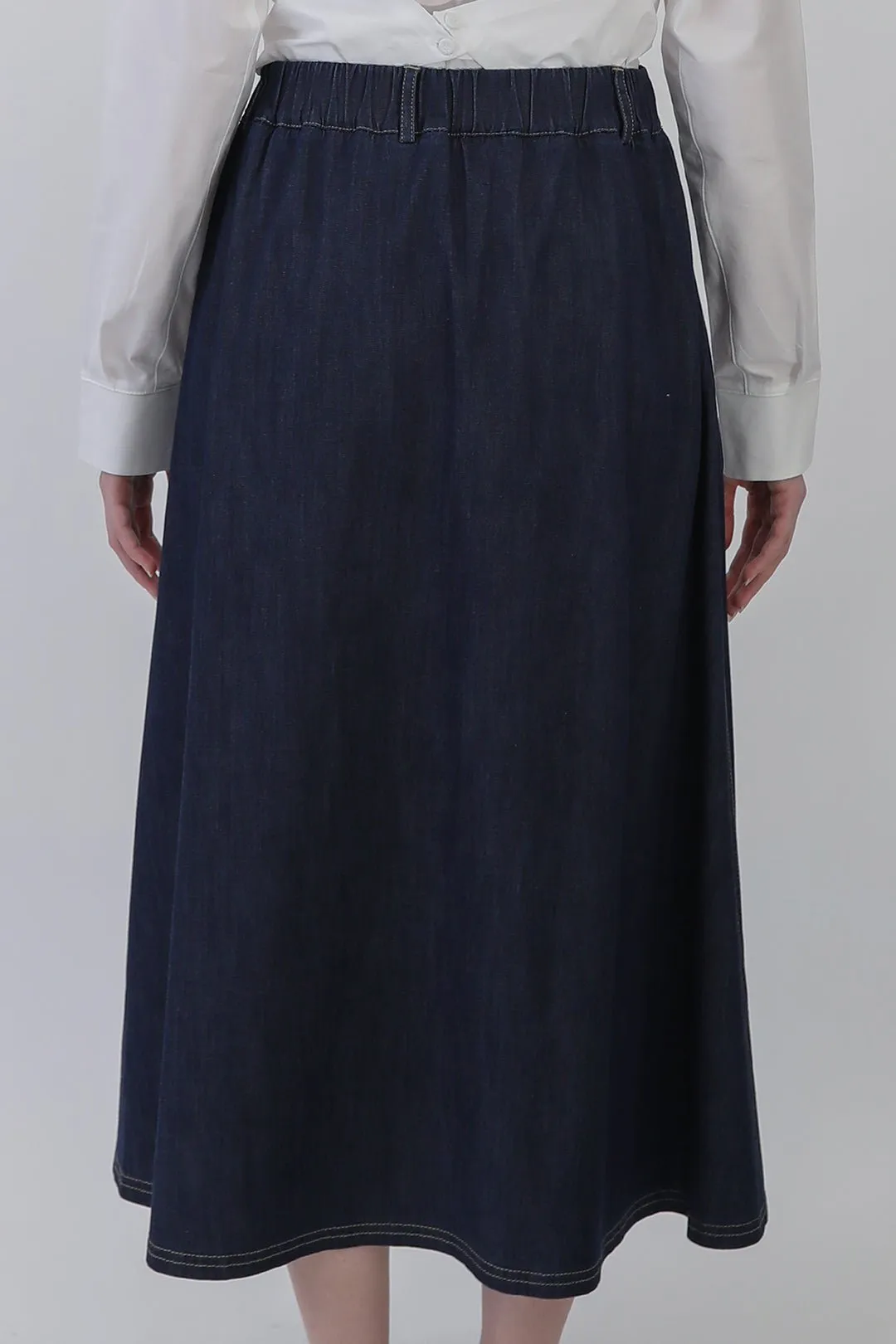 LEA SKIRT IN ITALIAN DENIM